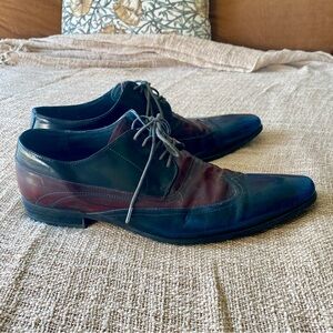 Steve Madden Two-tone Wingtip Oxford Lace Up Brogue Shoes Size 9.5